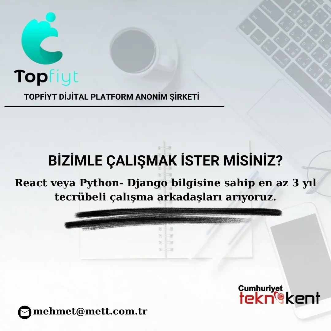 Bizimle Çalışmak ister misiniz?